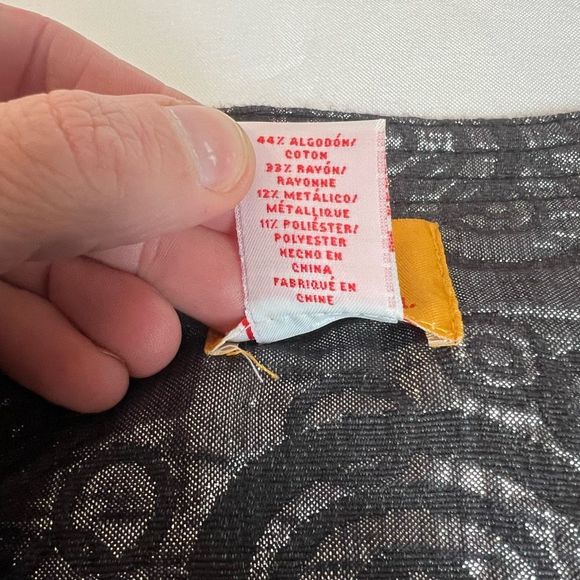 Ruby RD Women's Shiny Sparkly Metallic Button-down Blazer Black Size 14 NWT - Picture 10 of 11